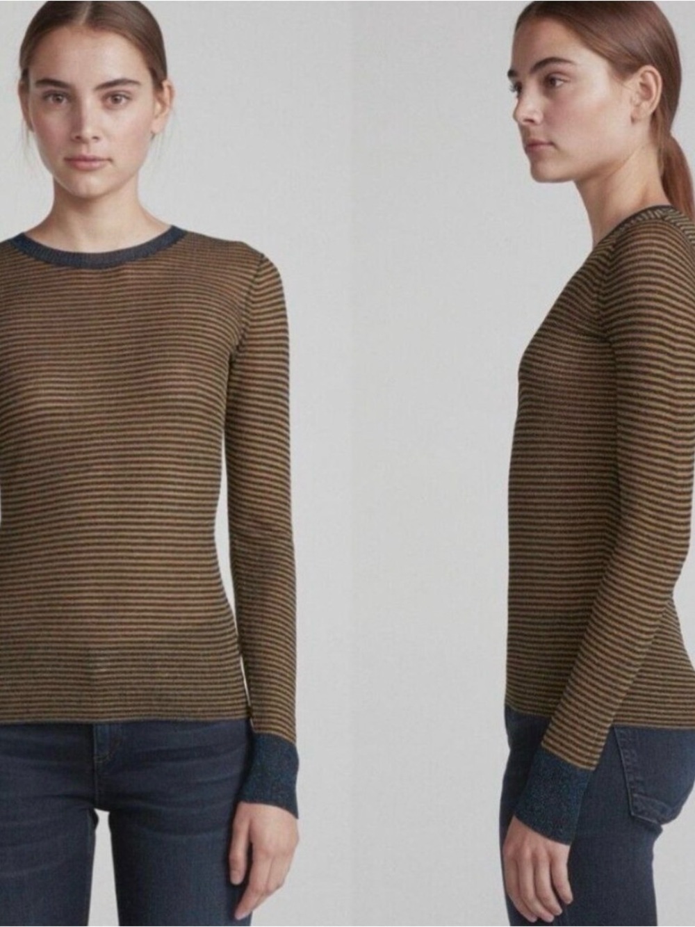 Rag & Bone Raina Metallic Sweater